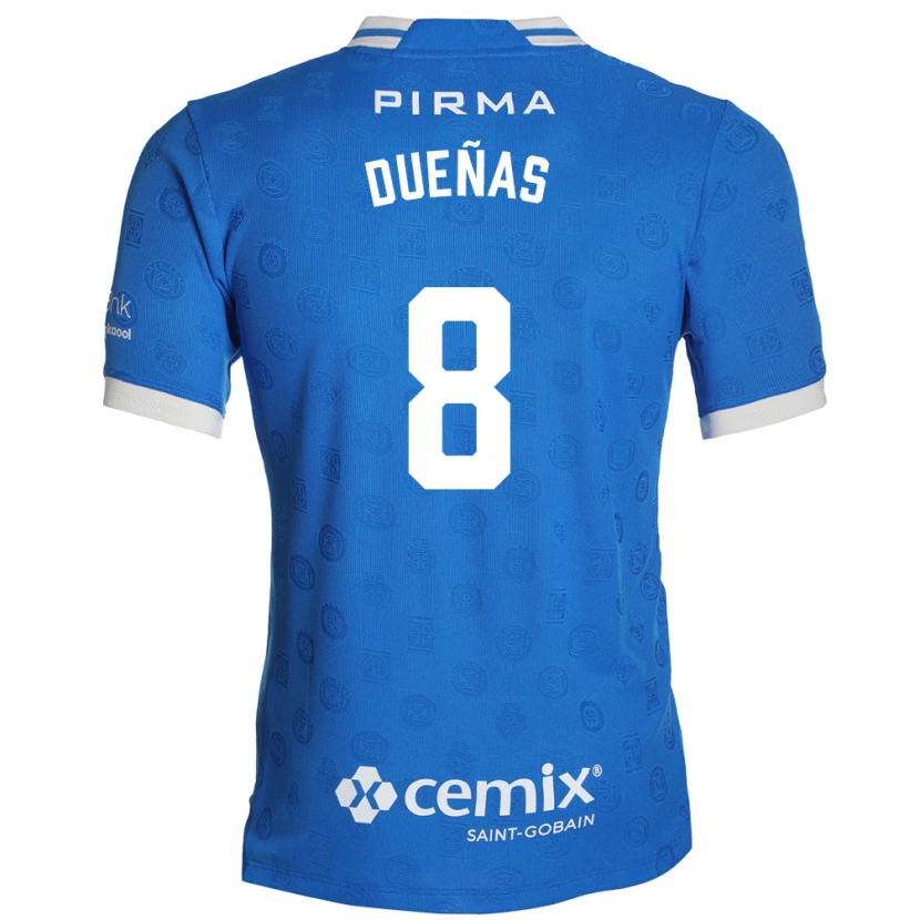 Danxen Kinder Jesus Duenas #8 Blau Weiß Rot Heimtrikot Trikot 2026/27 T-Shirt Schweiz