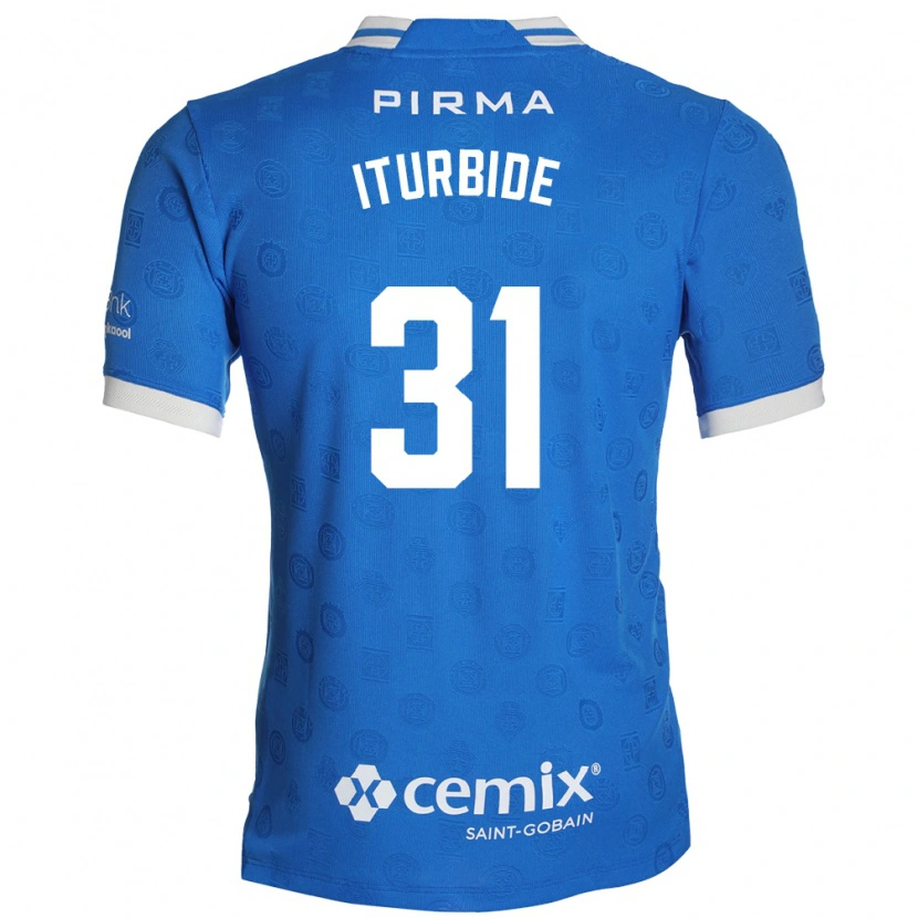 Danxen Kinder Luis Iturbide #31 Blau Weiß Rot Heimtrikot Trikot 2026/27 T-Shirt Schweiz
