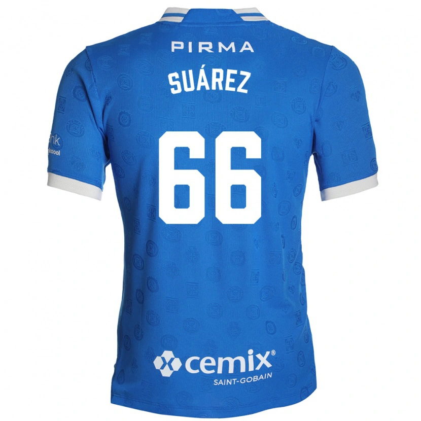 Danxen Kinder Javier Suárez #66 Blau Weiß Rot Heimtrikot Trikot 2026/27 T-Shirt Schweiz