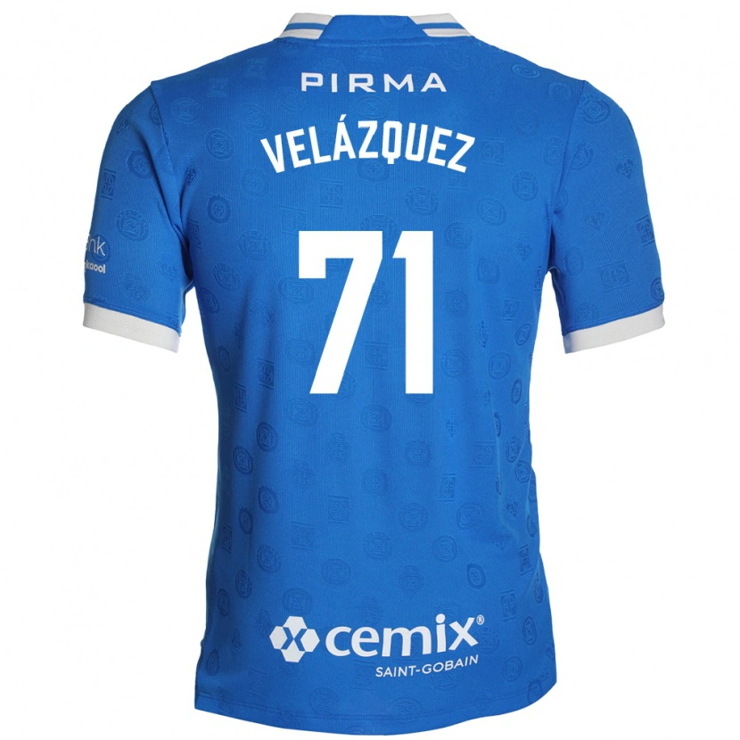 Danxen Kinder Víctor Velázquez #71 Blau Weiß Rot Heimtrikot Trikot 2026/27 T-Shirt Schweiz