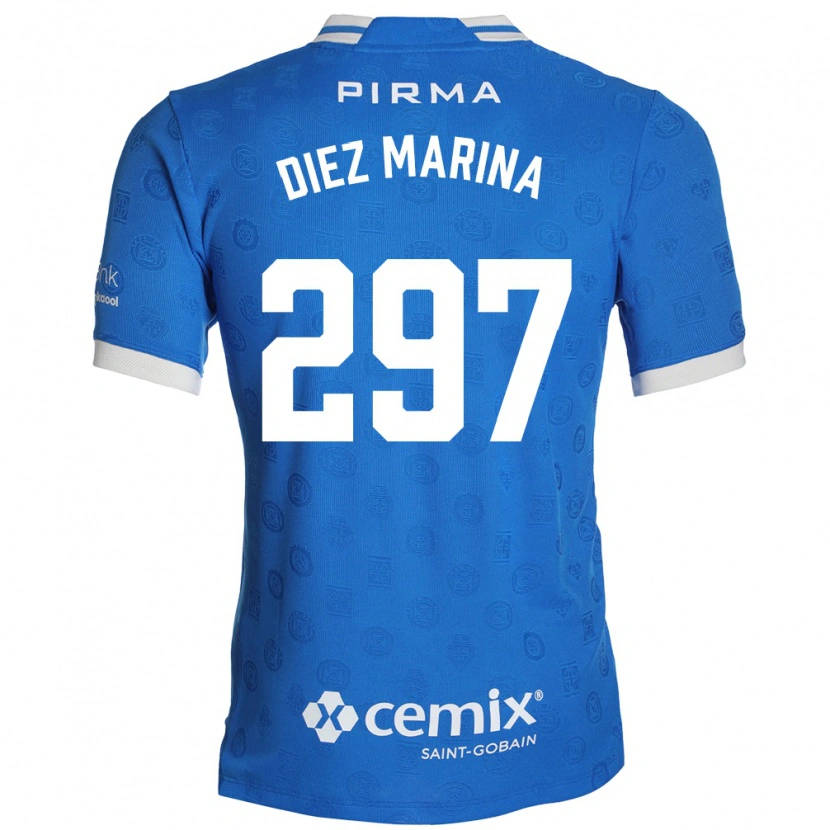 Danxen Kinder Edgar Diez Marina #297 Blau Weiß Rot Heimtrikot Trikot 2026/27 T-Shirt Schweiz