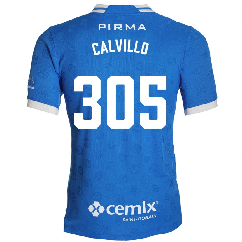 Danxen Kinder Carlos Calvillo #305 Blau Weiß Rot Heimtrikot Trikot 2026/27 T-Shirt Schweiz