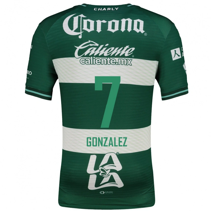 Danxen Kinder Diego González #7 Grün Weiß Heimtrikot Trikot 2026/27 T-Shirt Schweiz