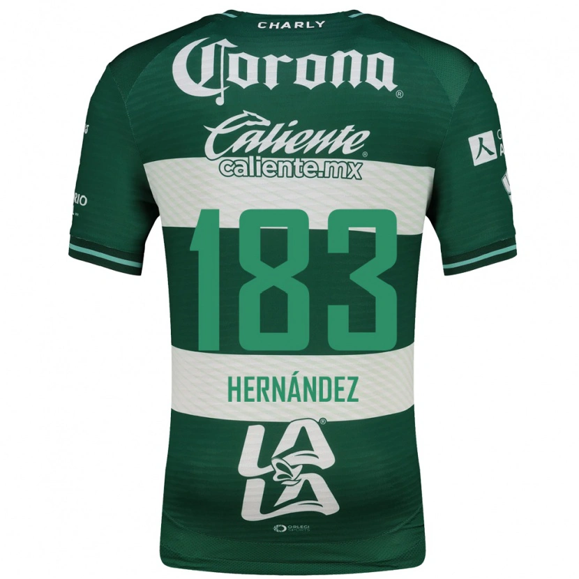 Danxen Kinder Óscar Hernández #183 Grün Weiß Heimtrikot Trikot 2026/27 T-Shirt Schweiz