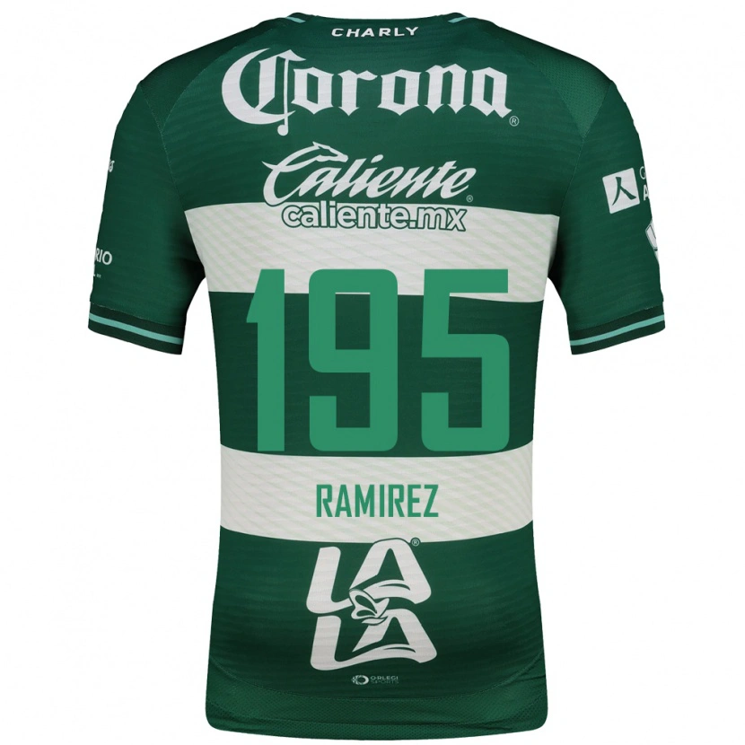 Danxen Kinder Jesús Ramírez #195 Grün Weiß Heimtrikot Trikot 2026/27 T-Shirt Schweiz