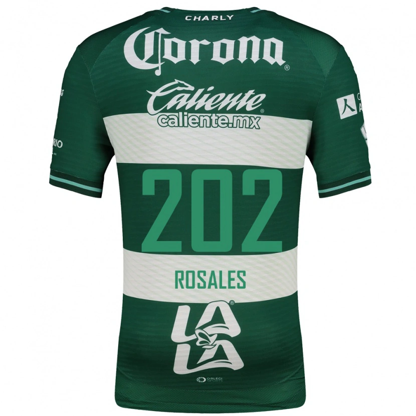 Danxen Kinder Luis Rosales #202 Grün Weiß Heimtrikot Trikot 2026/27 T-Shirt Schweiz