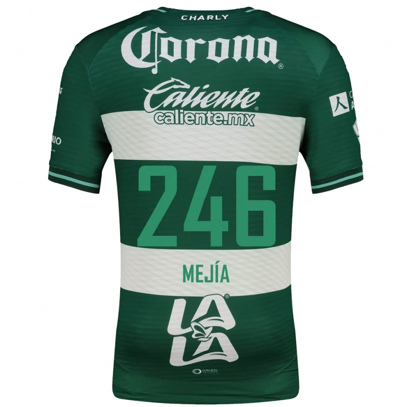 Danxen Kinder Diego Mejía #246 Grün Weiß Heimtrikot Trikot 2026/27 T-Shirt Schweiz