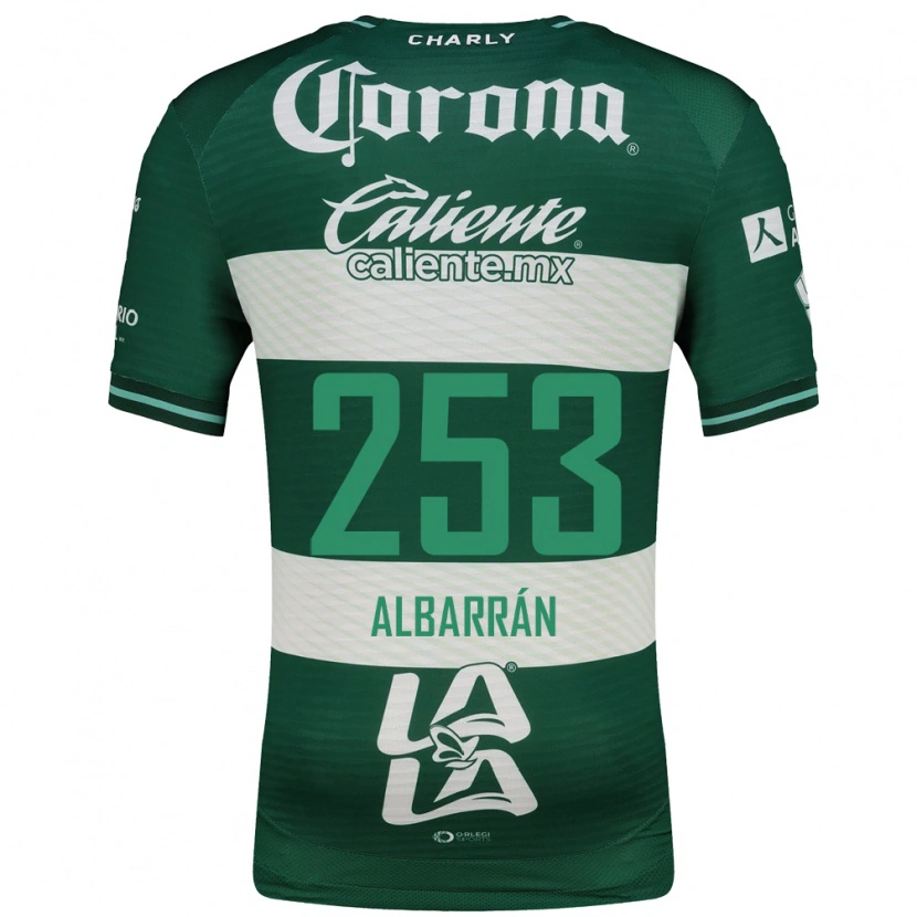 Danxen Kinder Rodrigo Albarrán #253 Grün Weiß Heimtrikot Trikot 2026/27 T-Shirt Schweiz