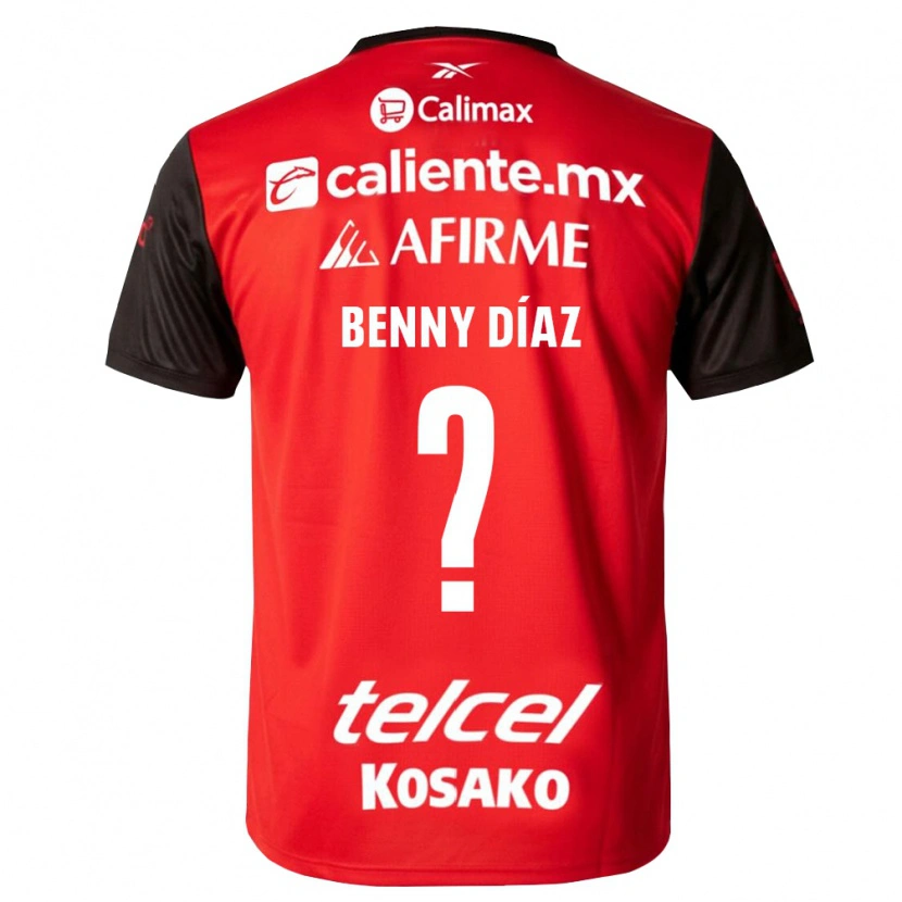 Danxen Kinder Benny Diaz #0 Schwarz Rot Heimtrikot Trikot 2026/27 T-Shirt Schweiz