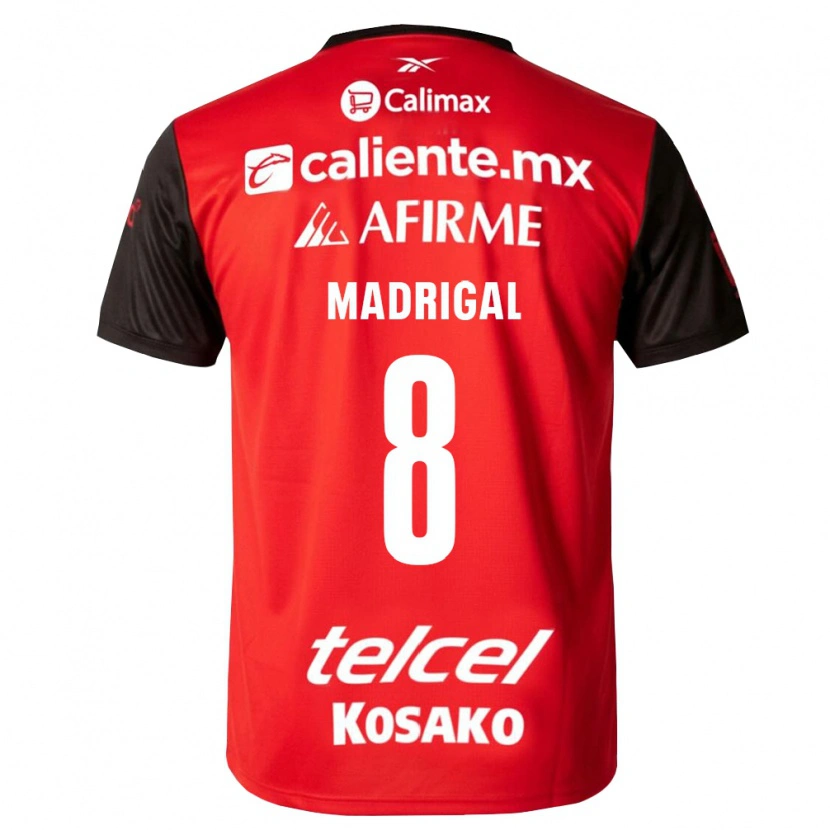 Danxen Kinder Fernando Madrigal #8 Schwarz Rot Heimtrikot Trikot 2026/27 T-Shirt Schweiz