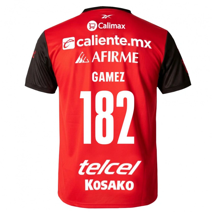 Danxen Kinder Mark Gamez #182 Schwarz Rot Heimtrikot Trikot 2026/27 T-Shirt Schweiz