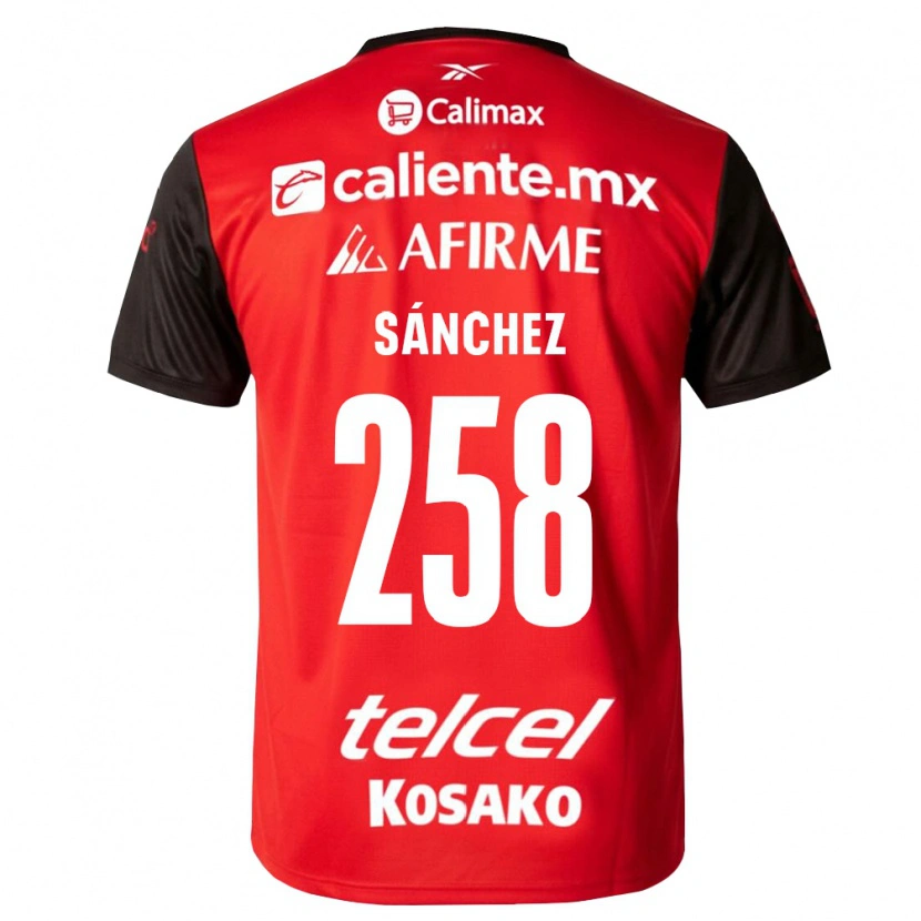 Danxen Kinder Edgar Sánchez #258 Schwarz Rot Heimtrikot Trikot 2026/27 T-Shirt Schweiz
