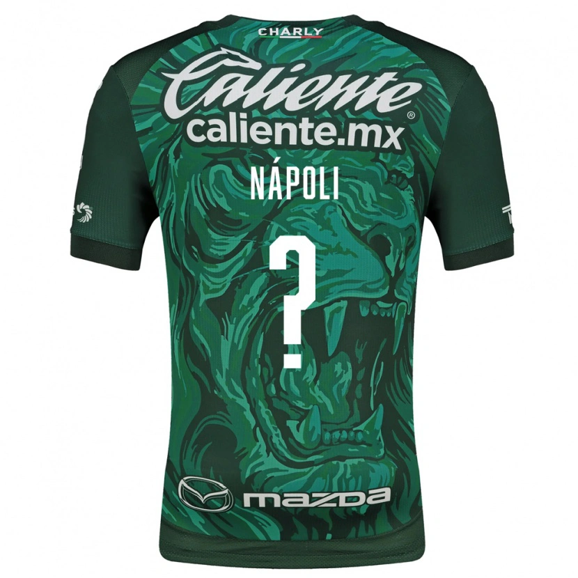 Danxen Kinder Gonzalo Nápoli #0 Grün Schwarz Heimtrikot Trikot 2026/27 T-Shirt Schweiz
