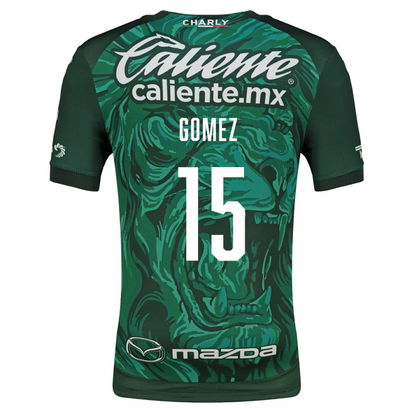 Danxen Kinder Paulina Gómez #15 Grün Schwarz Heimtrikot Trikot 2026/27 T-Shirt Schweiz