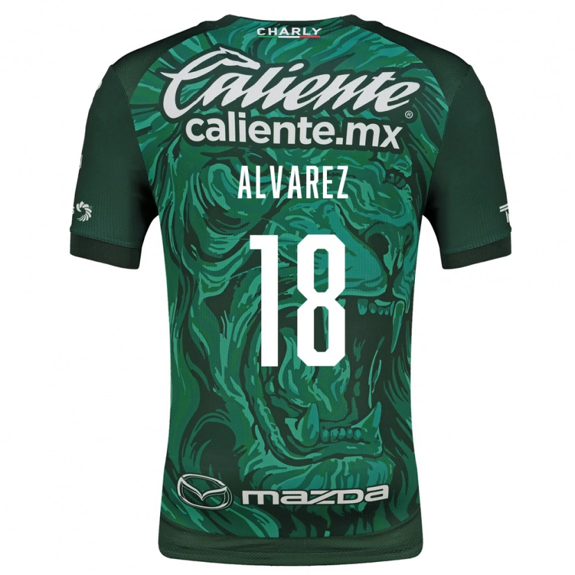 Danxen Kinder Yazmin Álvarez #18 Grün Schwarz Heimtrikot Trikot 2026/27 T-Shirt Schweiz