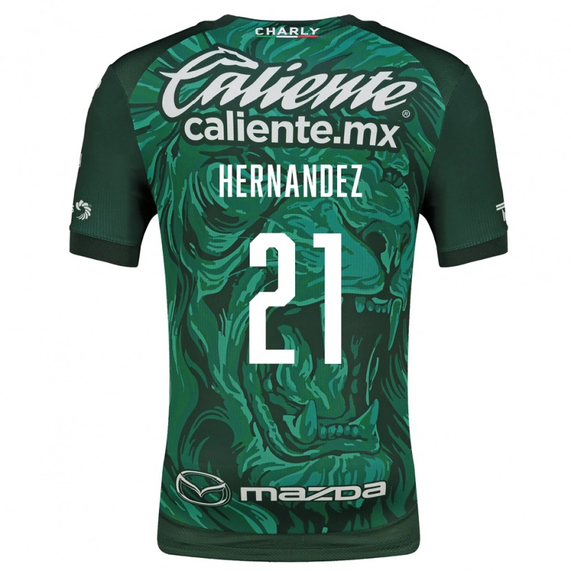 Danxen Kinder Alexa Hernández #21 Grün Schwarz Heimtrikot Trikot 2026/27 T-Shirt Schweiz