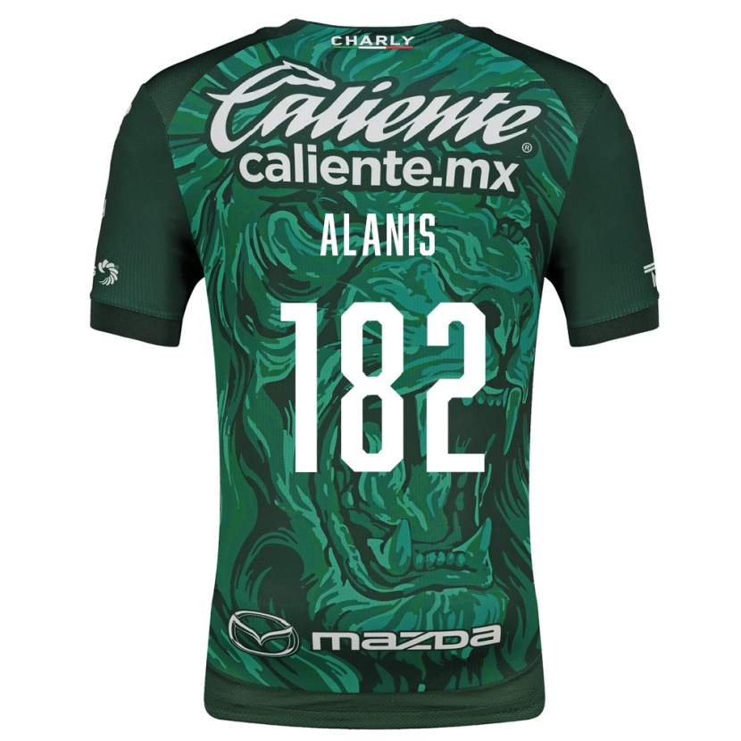Danxen Kinder Alejandro Alanís #182 Grün Schwarz Heimtrikot Trikot 2026/27 T-Shirt Schweiz