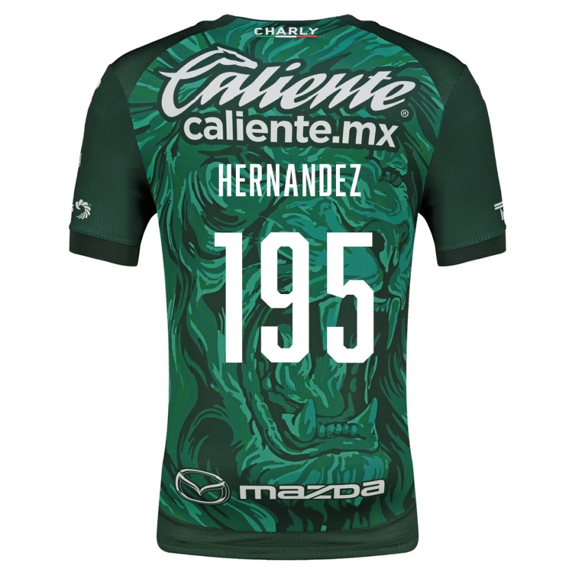 Danxen Kinder Fernando Hernández #195 Grün Schwarz Heimtrikot Trikot 2026/27 T-Shirt Schweiz
