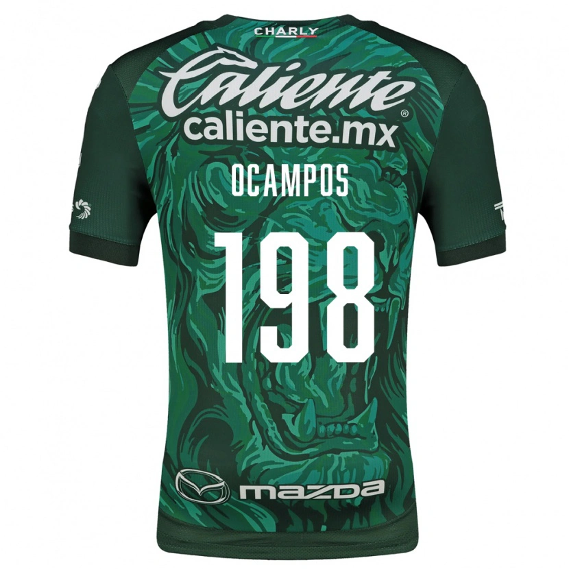 Danxen Kinder Omar Ocampos #198 Grün Schwarz Heimtrikot Trikot 2026/27 T-Shirt Schweiz