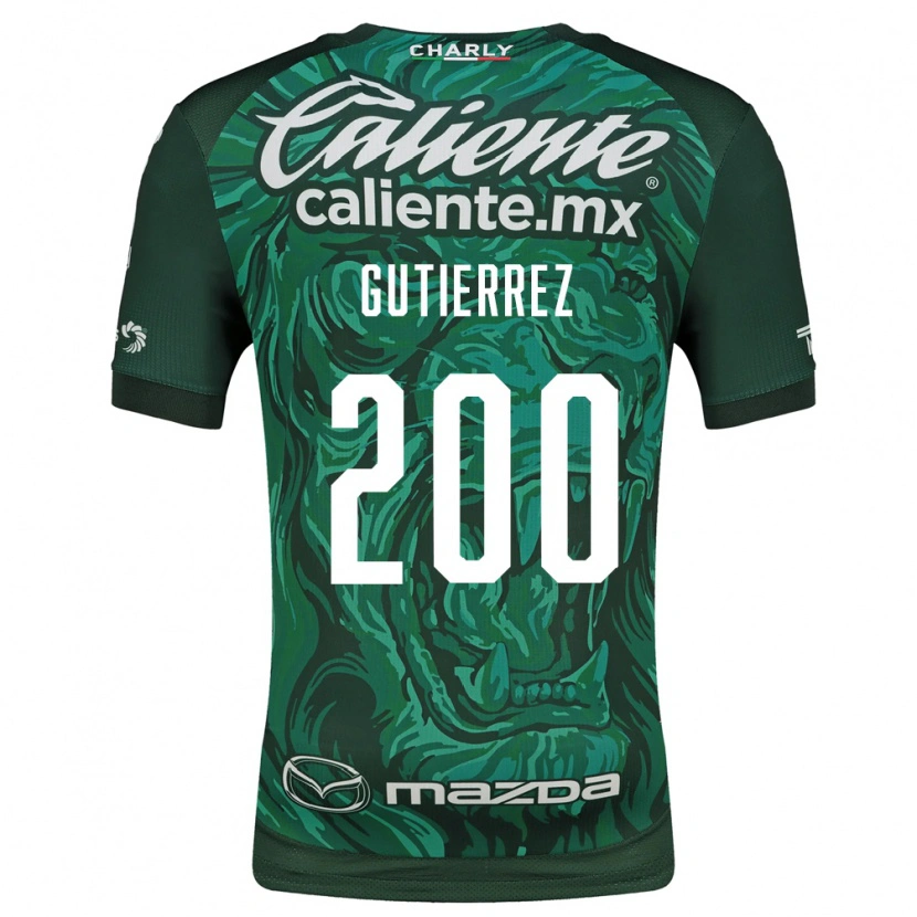 Danxen Kinder Alan Gutiérrez #200 Grün Schwarz Heimtrikot Trikot 2026/27 T-Shirt Schweiz