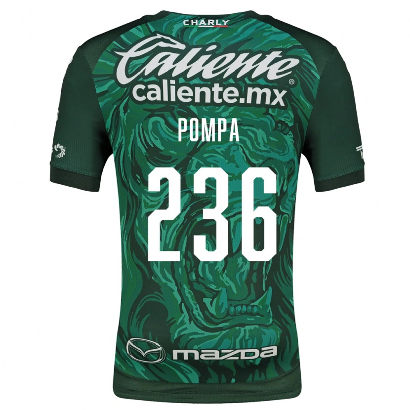 Danxen Kinder Gerardo Pompa #236 Grün Schwarz Heimtrikot Trikot 2026/27 T-Shirt Schweiz