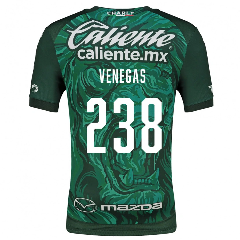 Danxen Kinder Luis Venegas #238 Grün Schwarz Heimtrikot Trikot 2026/27 T-Shirt Schweiz