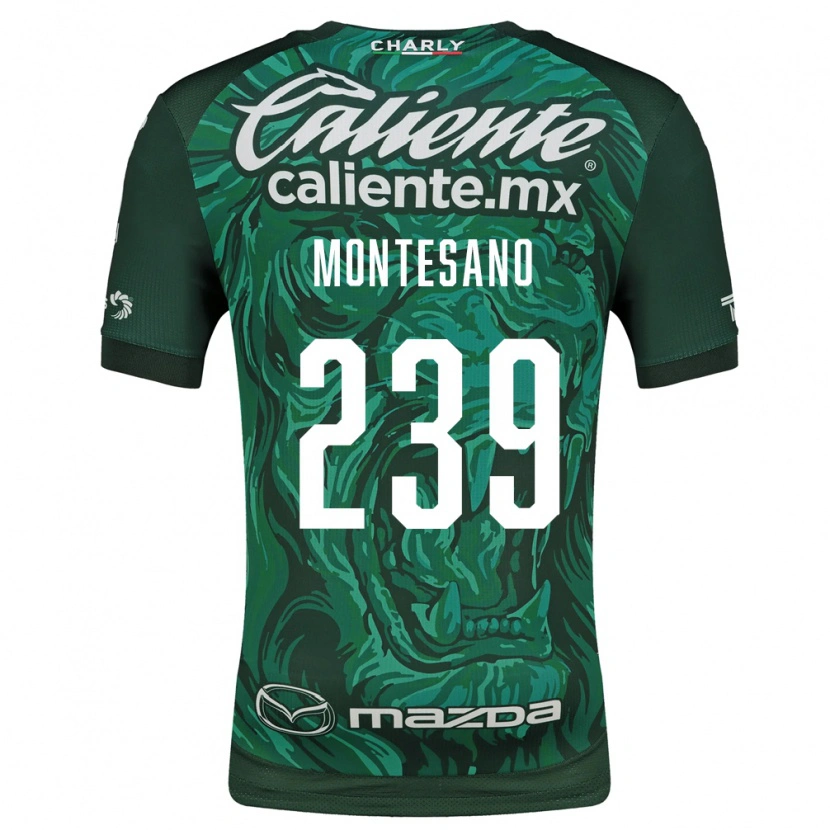 Danxen Kinder Jesús Montesano #239 Grün Schwarz Heimtrikot Trikot 2026/27 T-Shirt Schweiz