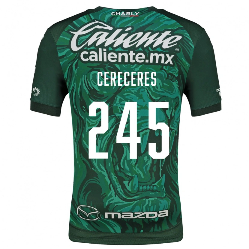 Danxen Kinder Thomas Cereceres #245 Grün Schwarz Heimtrikot Trikot 2026/27 T-Shirt Schweiz