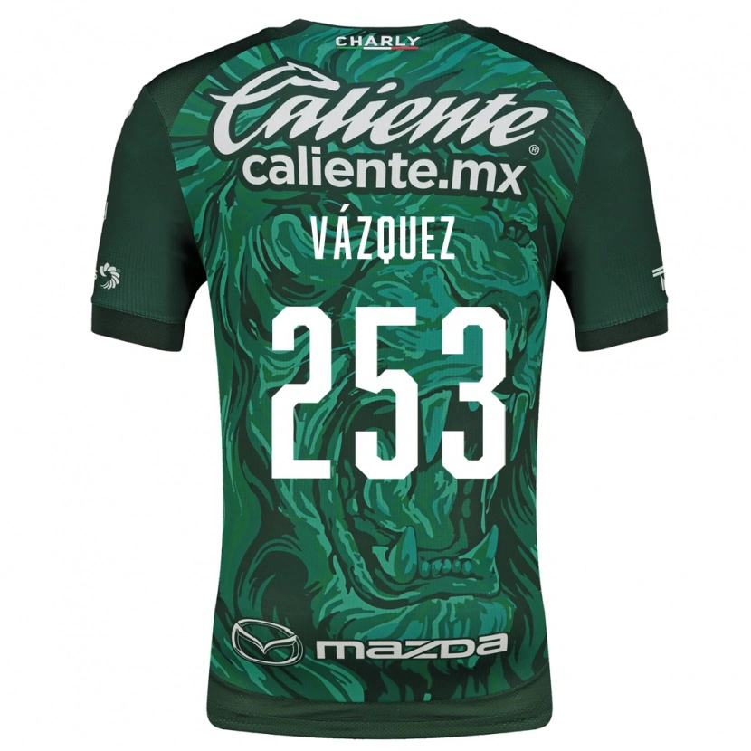 Danxen Kinder Héctor Vázquez #253 Grün Schwarz Heimtrikot Trikot 2026/27 T-Shirt Schweiz