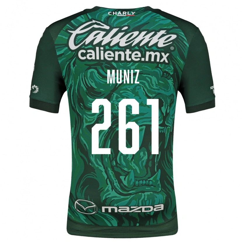 Danxen Kinder César Muñiz #261 Grün Schwarz Heimtrikot Trikot 2026/27 T-Shirt Schweiz