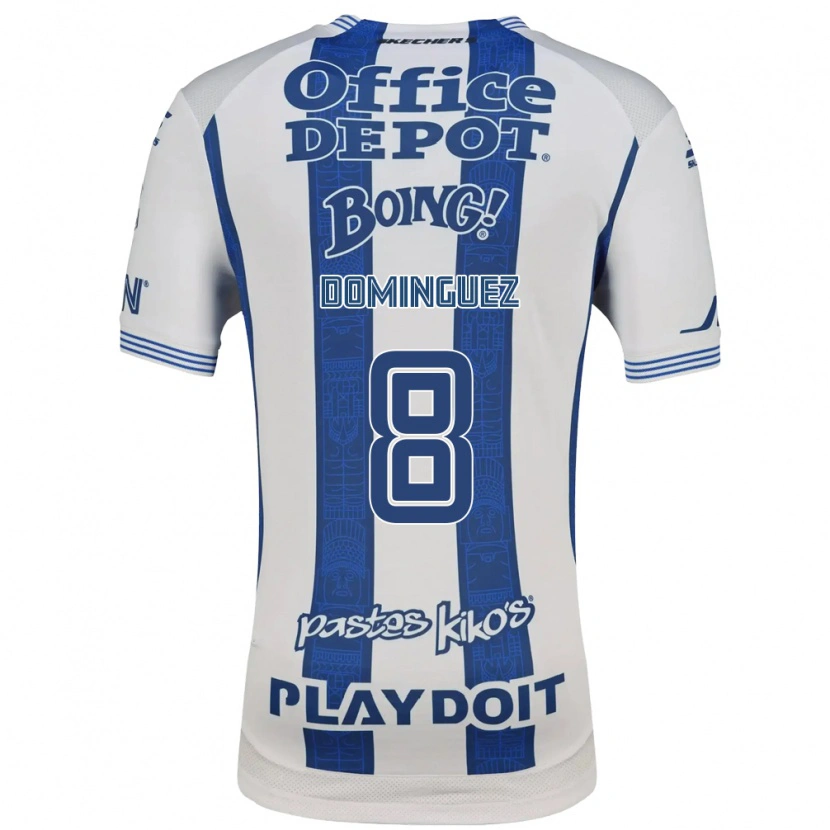 Danxen Kinder Alexéi Domínguez #8 Weiß Marineblau Heimtrikot Trikot 2026/27 T-Shirt Schweiz