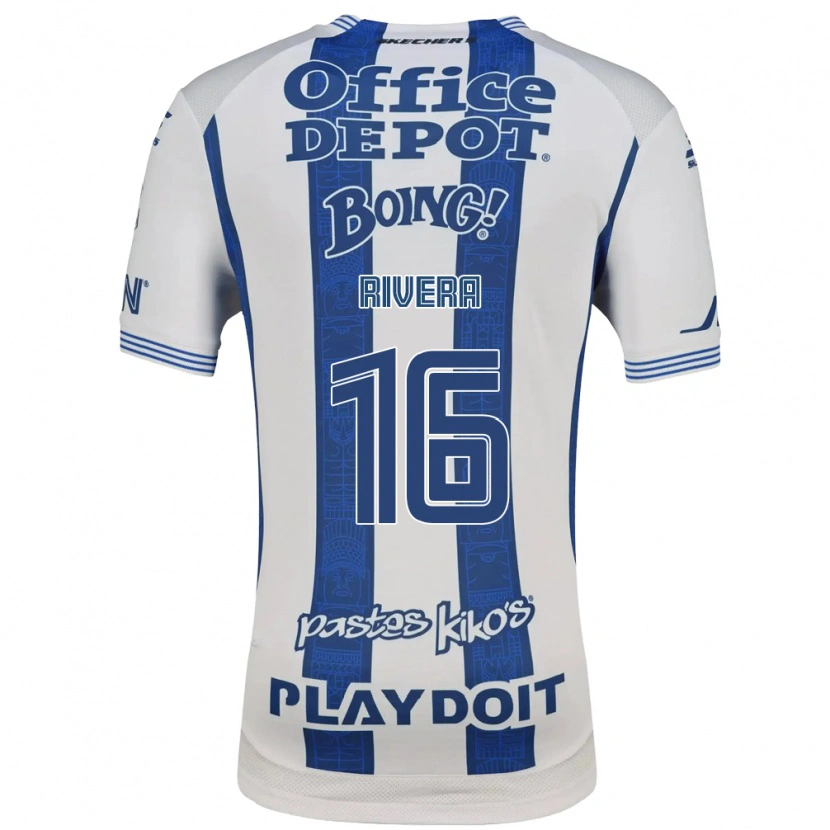 Danxen Kinder Christian Rivera #16 Weiß Marineblau Heimtrikot Trikot 2026/27 T-Shirt Schweiz