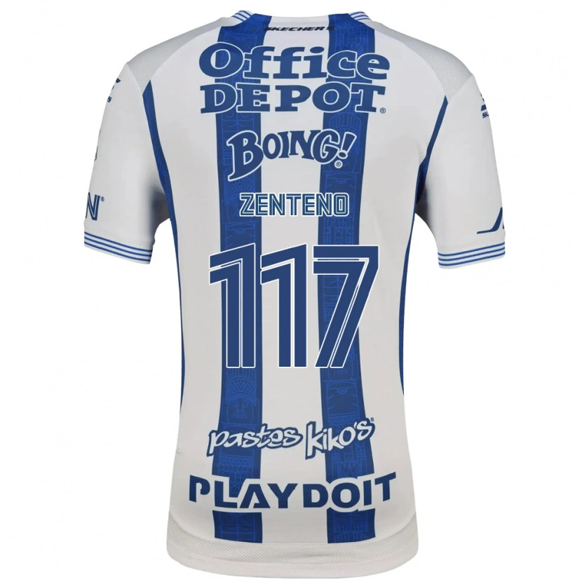 Danxen Kinder Gustavo Zenteno #117 Weiß Marineblau Heimtrikot Trikot 2026/27 T-Shirt Schweiz