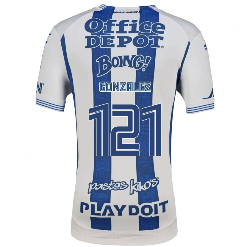 Danxen Kinder Cristian González #121 Weiß Marineblau Heimtrikot Trikot 2026/27 T-Shirt Schweiz