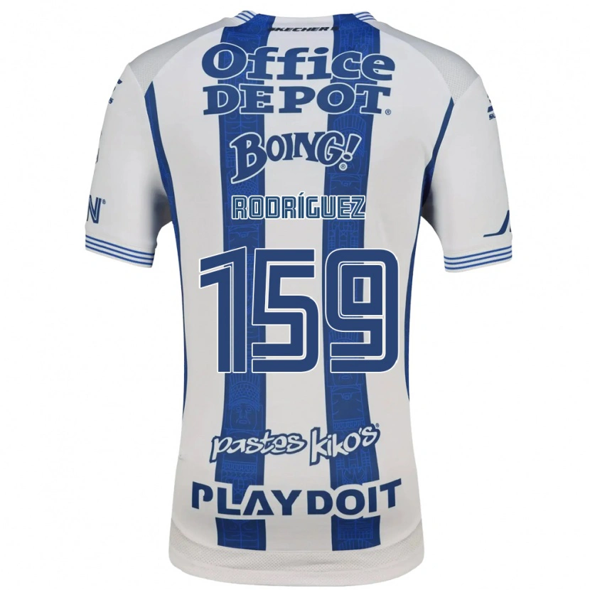 Danxen Kinder Jorge Rodríguez #159 Weiß Marineblau Heimtrikot Trikot 2026/27 T-Shirt Schweiz