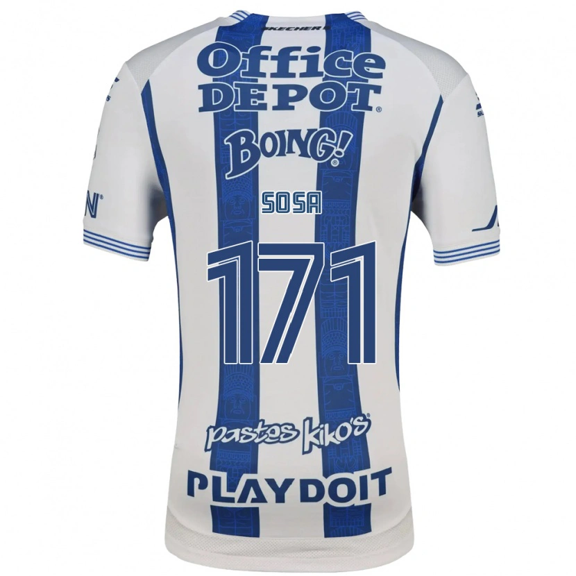 Danxen Kinder Sebastián Sosa #171 Weiß Marineblau Heimtrikot Trikot 2026/27 T-Shirt Schweiz