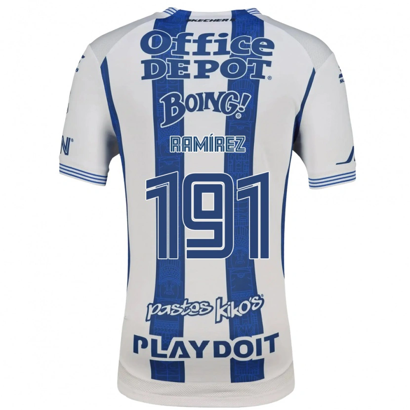 Danxen Kinder Juan Ramírez #191 Weiß Marineblau Heimtrikot Trikot 2026/27 T-Shirt Schweiz