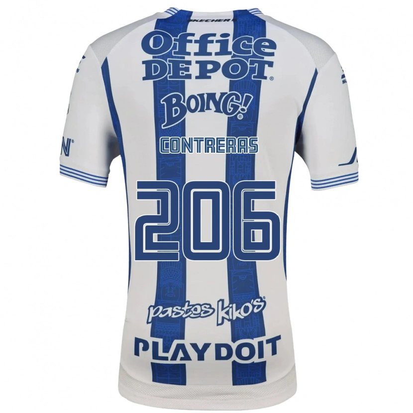 Danxen Kinder Thomas Contreras #206 Weiß Marineblau Heimtrikot Trikot 2026/27 T-Shirt Schweiz
