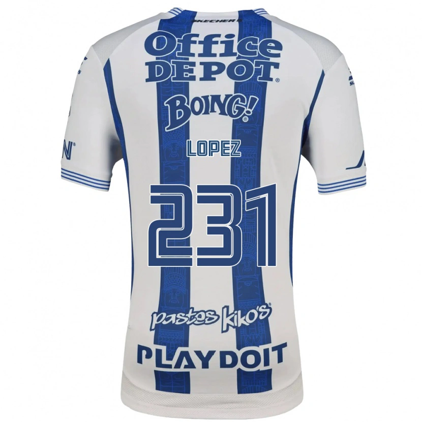 Danxen Kinder Víctor López #231 Weiß Marineblau Heimtrikot Trikot 2026/27 T-Shirt Schweiz