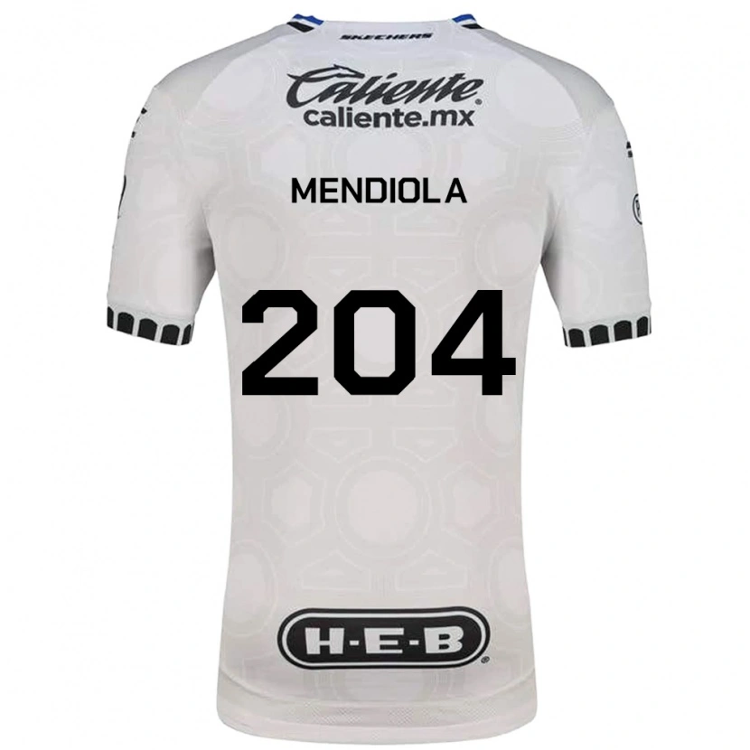 Danxen Kinder Carlos Mendiola #204 Weiß Schwarz Blau Heimtrikot Trikot 2026/27 T-Shirt Schweiz