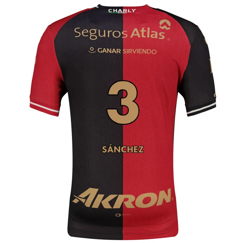 Danxen Kinder Jorge Sánchez #3 Rot Schwarz Braun Heimtrikot Trikot 2026/27 T-Shirt Schweiz