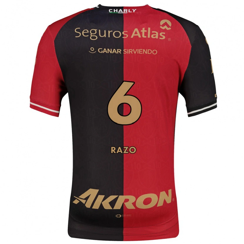 Danxen Kinder Valeria Razo #6 Rot Schwarz Braun Heimtrikot Trikot 2026/27 T-Shirt Schweiz