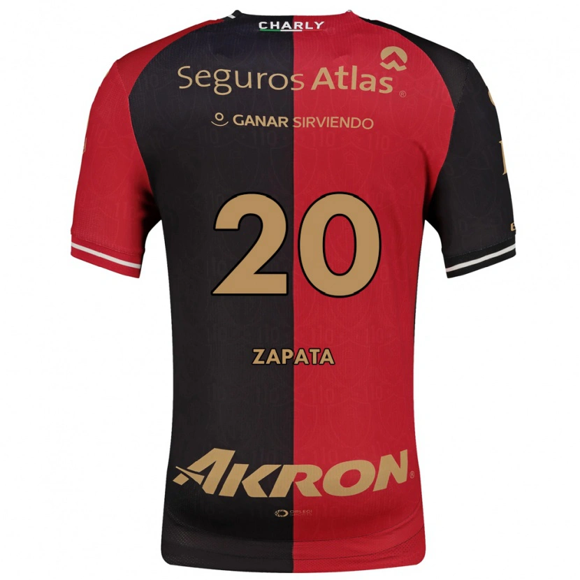 Danxen Kinder Juan Zapata #20 Rot Schwarz Braun Heimtrikot Trikot 2026/27 T-Shirt Schweiz