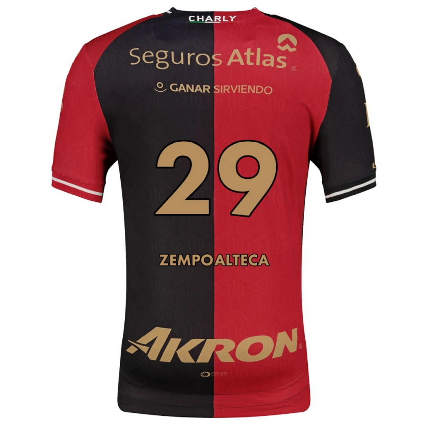 Danxen Kinder Karla Zempoalteca #29 Rot Schwarz Braun Heimtrikot Trikot 2026/27 T-Shirt Schweiz