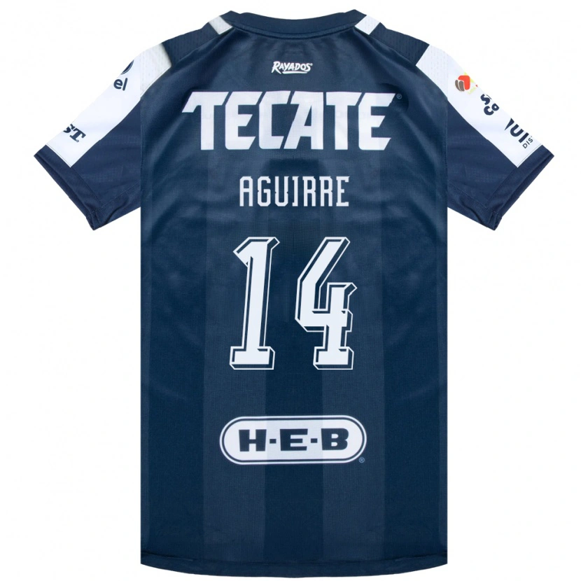 Danxen Kinder Érick Aguirre #14 Tintenblau Weiß Rot Heimtrikot Trikot 2026/27 T-Shirt Schweiz