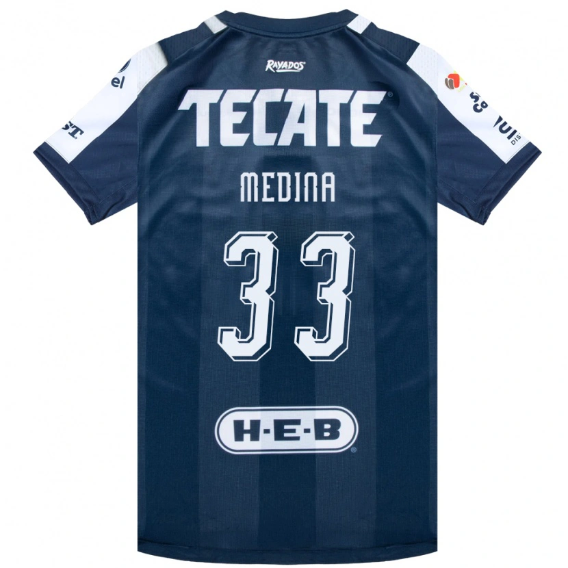Danxen Kinder Stefan Medina #33 Tintenblau Weiß Rot Heimtrikot Trikot 2026/27 T-Shirt Schweiz