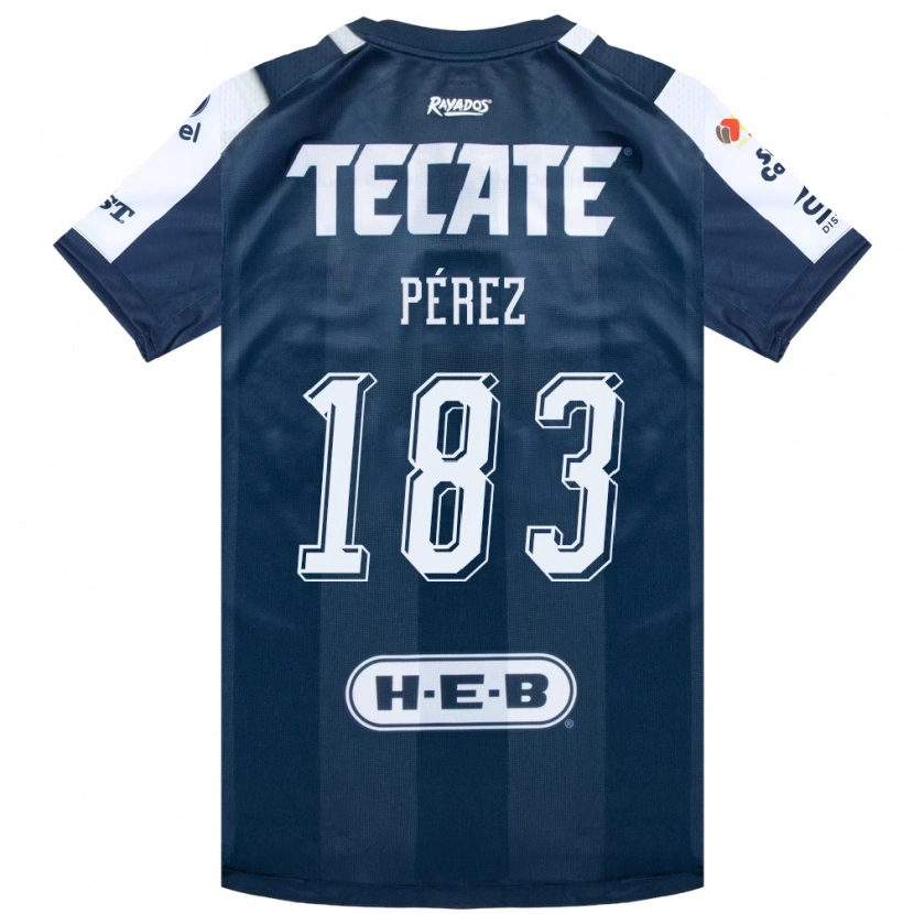 Danxen Kinder Santiago Pérez #183 Tintenblau Weiß Rot Heimtrikot Trikot 2026/27 T-Shirt Schweiz