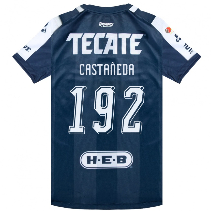 Danxen Kinder Jonathan Castañeda #192 Tintenblau Weiß Rot Heimtrikot Trikot 2026/27 T-Shirt Schweiz