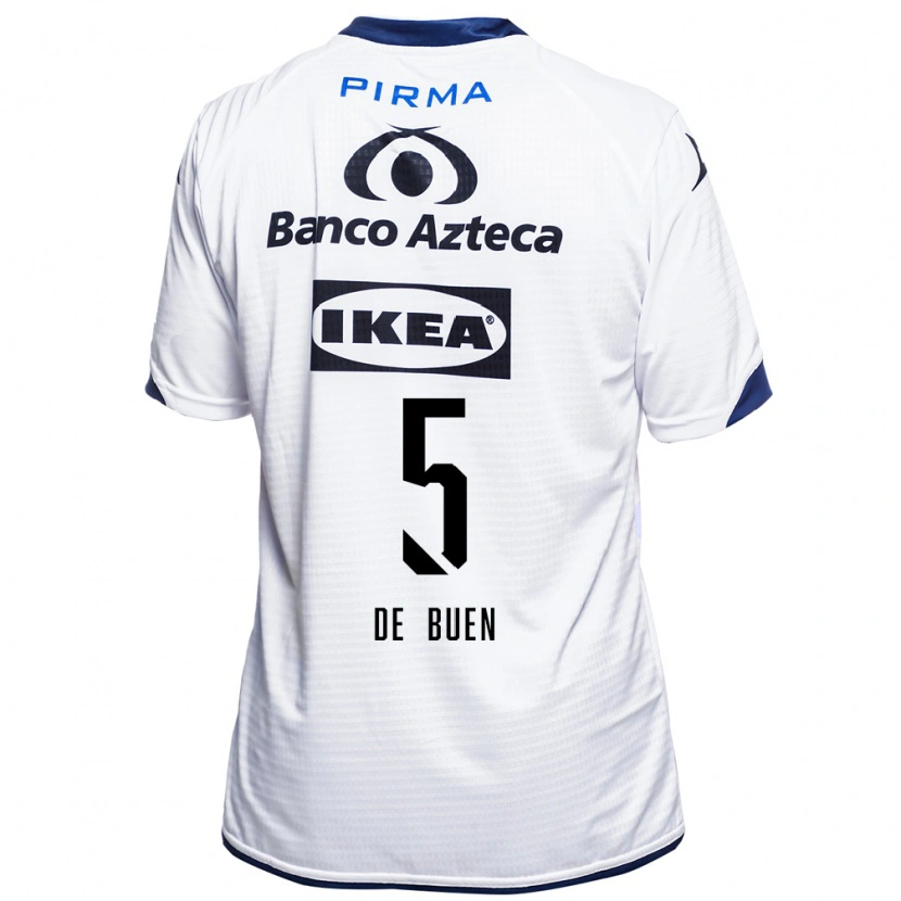 Danxen Kinder Diego De Buen #5 Weiß Schwarz Blau Heimtrikot Trikot 2026/27 T-Shirt Schweiz