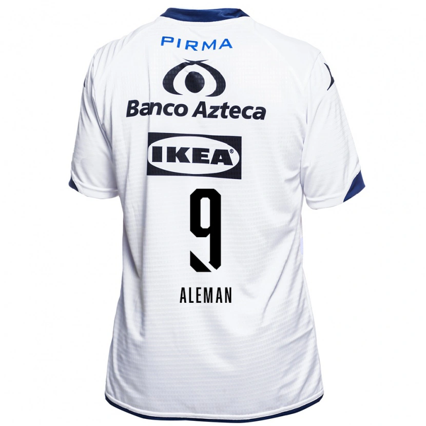 Danxen Kinder Nelly Alemán #9 Weiß Schwarz Blau Heimtrikot Trikot 2026/27 T-Shirt Schweiz